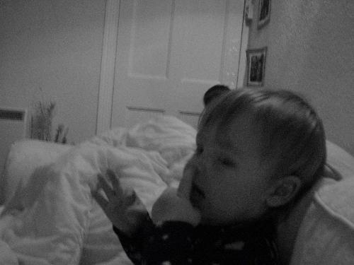 my nephew - my delightful nephew displaying his favourite pastime lol