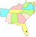 The South - A photo showing "The South"