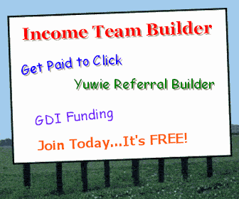 Income Team Builder - Full size Income Team Builder banner available to members that can be used on many of the social networking websites.