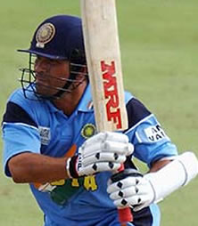 sachin playing the shot - sachin playing the cover drive