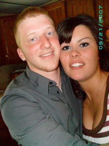 My Fiance and I - Picture of my fiance and myself.