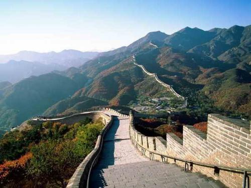 Great Wall of China - The Great Wall is the world's longest human-made structure, stretching over approximately 6,400 km.