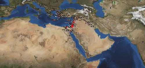 The Bible - Bible Geocoding The location of every identifiable place mentioned in the Bible.  Complete Bible