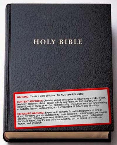 The Bible - Jonathan  So much for the 'Good Book' analogy, huh?  That's the message of Hong Kong complaints directed towards the 'indecencies' of the Bible. Over 1,700 written complaints have been sent to restrict the scriptures as 'indecent.' If those complaints were to pass, the Bible would only be allowed to be sold to anyone 18 or older, and would be covered with a protective wrapping.