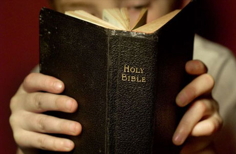 The Bible - book, good read... the Bible. Photograph: Martin Godwin  My best Christmas present was a copy of the New Jerusalem Bible. My library had been sorely lacking in any sort of Bible and I decided that I'd like to begin to acquaint myself with the good book. It is after all considered to be an important text whether you believe in God or not. This version is supposed to be good for studying as it is crammed with scholarly footnotes. So I am keeping it by my bedside and most evenings I will read a few pages.