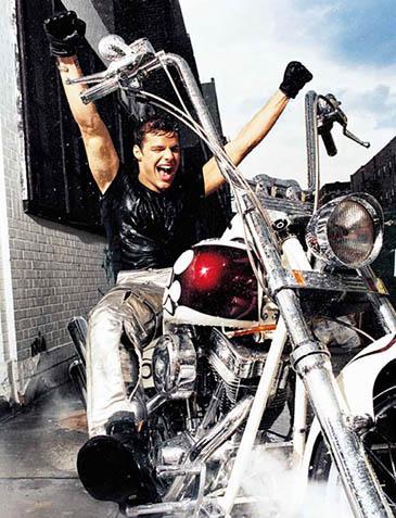 sit on motorcycle - ricky sit on motorcycle