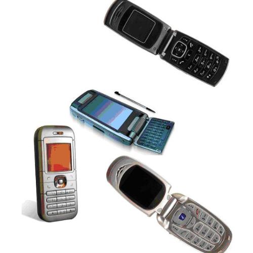 Prepaid Cell Phones - This is an image of different varieties of cell phones.