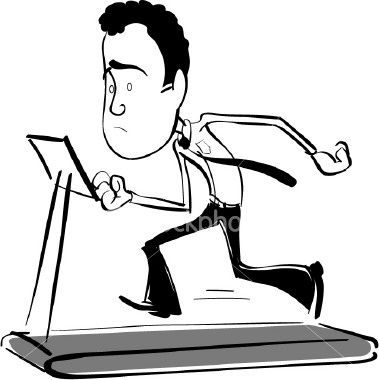 Using The Treadmill - This is an animated image of a person using the treadmill. Using The Treadmill - This is an animated image of a person using the treadmill.