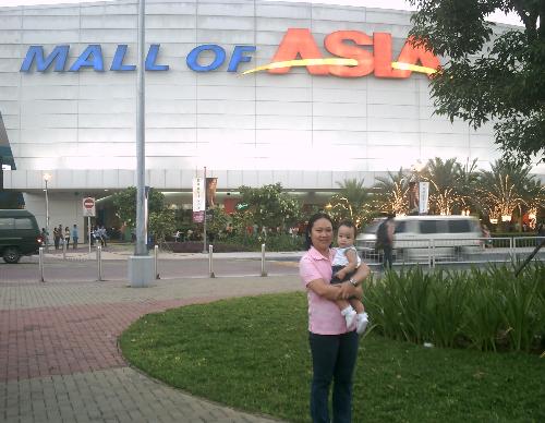 at the mall - My mama and my daughter