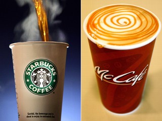 McDonalds vs Starbucks Coffee - McDonalds announces plans to give Starbucks a bit of healthy competition in the coffee business.