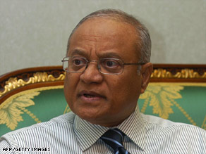 President - Maldivian President Maumoon Abdul Gayoom.