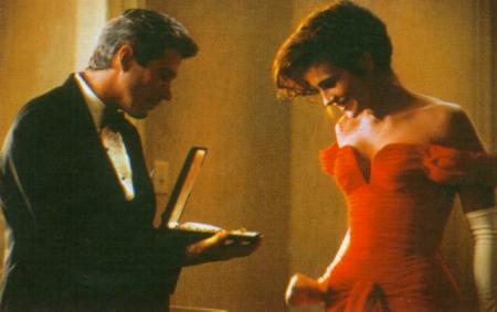 Pretty Woman  - She looks gorgeous on that dress so he let her wore on that half a million diamond and there she looks gorgeous and elegant...ehehe kidding..its one of the best scene in the Pretty WOman movie.