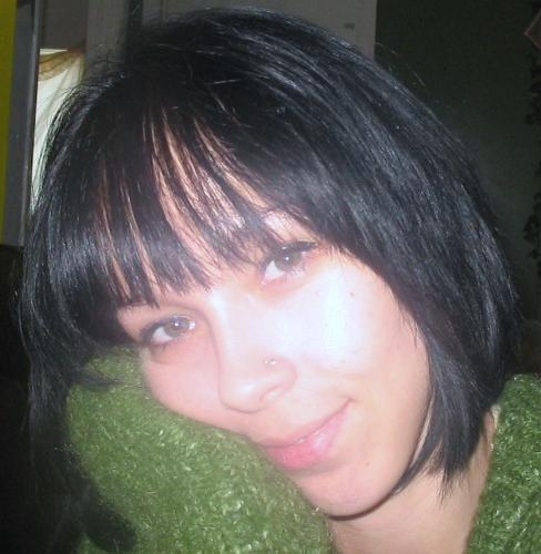 Just me - A pic I took of myself with my new hair cut and color :o)
