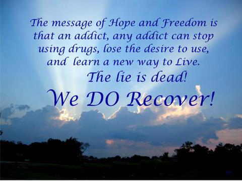 na - this is a slogan from narcotics anonymous