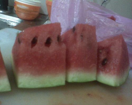 watermelon eyes - photo study of watermelon halves