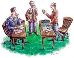 Debating - Jupiterimages grants You the personal, nontransferable, and nonexclusive right to copy the Images You have selected onto Your computer hard drive and to use the Image and any derivative works or copies (collectively, the 'Image') on one computer and with one user at a time only in the United States for no longer than 60 days.