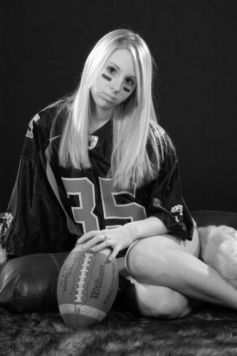 Photoshoot before UK football game - Me modeling before a UK football game =] Go cats!