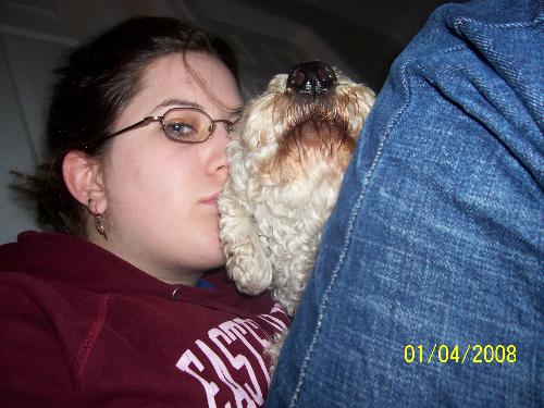 Me and my baby - This is me and my baby Toby right before I left for KY...