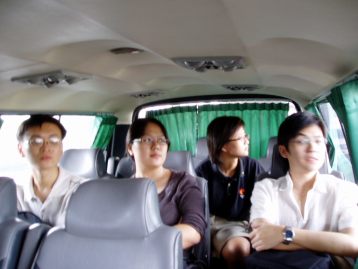 Be Successful - Our mode of transport around Bangkok, a van.