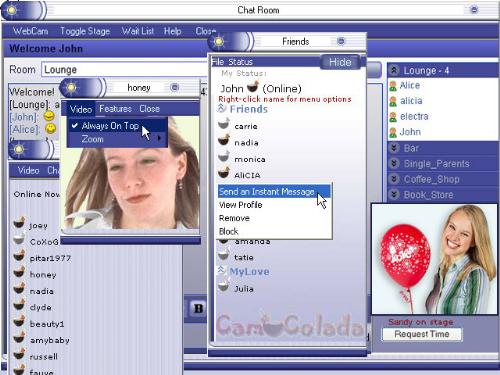 Chat Instant Messenger - This is an image demonstration when chatting with an instant messenger.