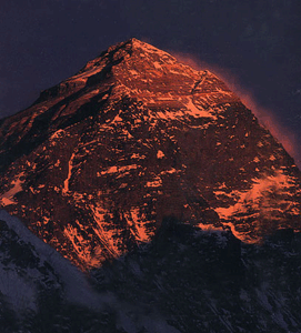 Mt. Everest - This is a picture of Mt. Everest, the dream destination of every mountain climber.