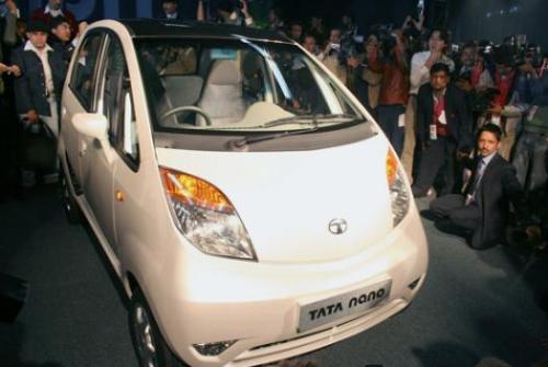 Nano - The Indian Car giant Tata Motors has introduced a new   car called NANO.Remarkable thing about the car is not   it's size but price $ 2500 or Rs 100000.This is the   cheapest car in the world.Nano will hit markets in   2/3 months.