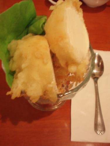 tempura ice cream - Vanilla tempura ice cream