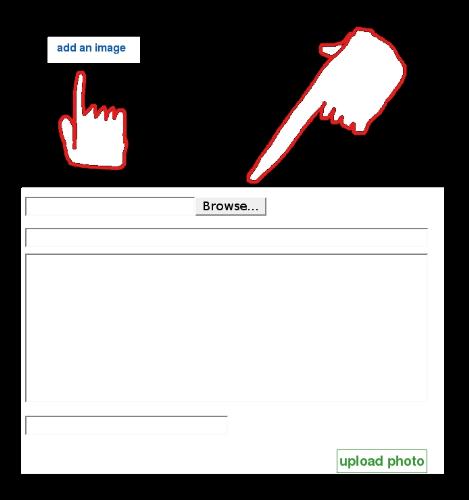 Add photos - The process of adding photos...