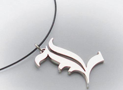 Death note necklace - death note necklace, based on the anime death note