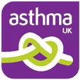 Asthma UK sign - Asthma, UK sign.
