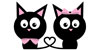 2 cute loves - A picture of 2 cute cats in love