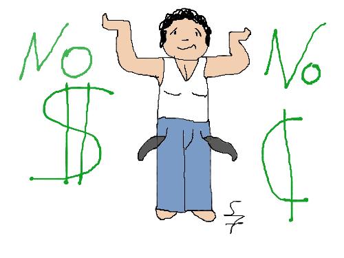 Too broke - I can't afford to spend my entire monthly income of about $1000 on some card.