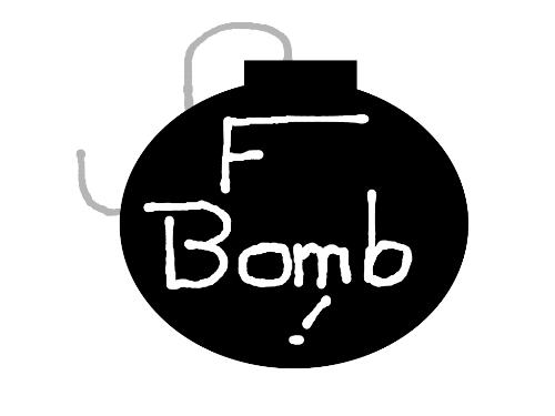 The F Bomb - The F Bomb on a check to pay a traffic fine is one way to get your displeasure across....