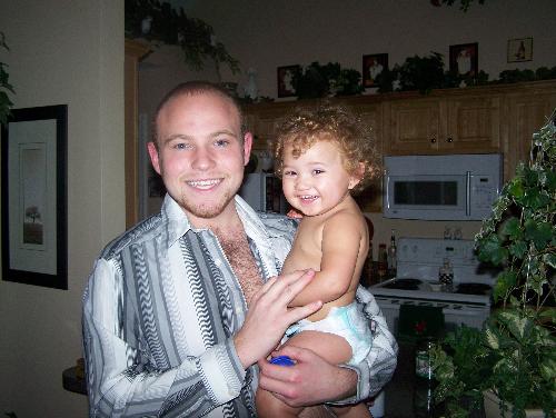 Me and my daughter, Chloe. - Chloe, 16 months old with her daddy. Isn't she adorable?