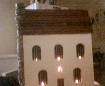 I make these little houses and sell them - This is just one of the little houses that I make and sell ata craft store in Jeffersonville Ohio   They have working chimneys on the side of the house that when you place a cone shaped incense inside the smoke rises up and comes out the top of the chimney  If you might be interested in buying one email me at DDRD@sbcglobal.net