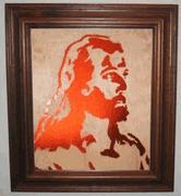 Jesus - Picture of jesus that I foumd that someone might like It is cut out of wood using a scrollsaw