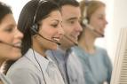 Customer Service - Customer service representatives in a call center