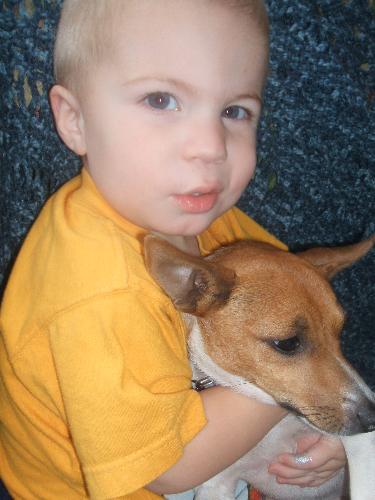 my kids - my two kids giving some love