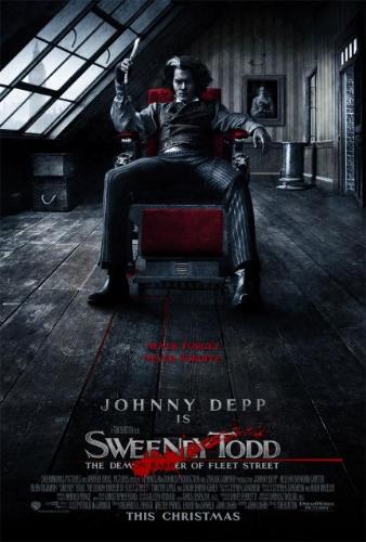 Sweeney Todd : The Demon Barber of the Fleet Stree - Directed by Tim Burton, my favorite director. The main character is acted by Johnny Depp, my favorite too! It's a must watch movie!
