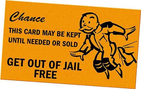 Monopoly - Get out of Jail Free Card