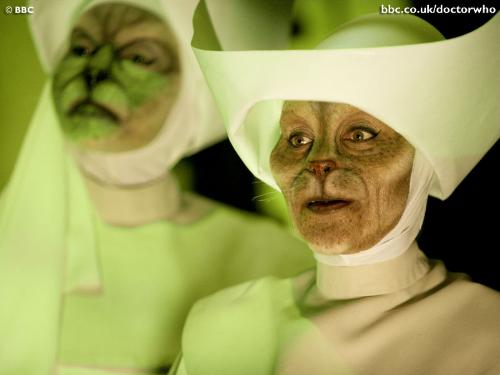 Cat Nurses  - sisters of mercy from Doctor who episode 'New Earth'