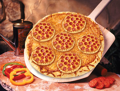 All in one Pizza - A 6 in 1 pizza