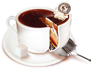 coffee - this is a coffee and cake in one... lol!