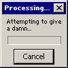 Give - a darn's busted!