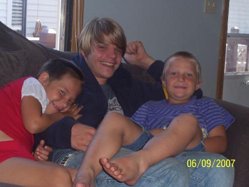 mosy of my kids - this is Myranda, Jordan, Harley
