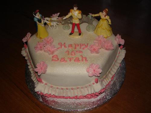 Sarah&#039;s Cake - Sarah&#039;s 16th Birthday Cake... Disney Princesses.