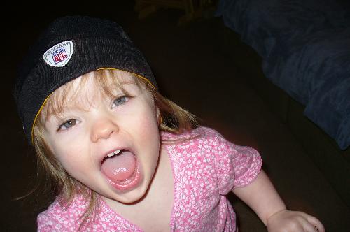 Nevaeh - Nevaeh being a cutie.