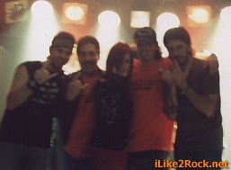 Me with the band Shadows Lie - Taken at the Tourist Inn in Hellam, Pa. Jan. 12, 2008