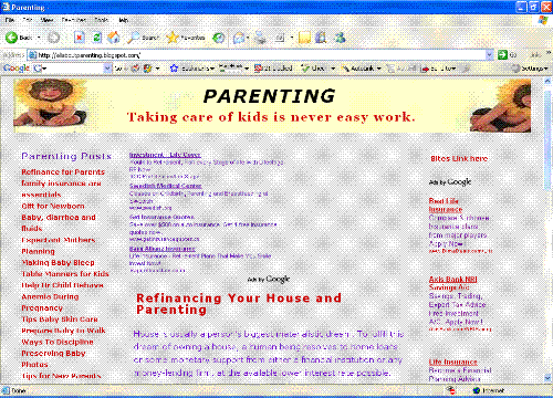 Parenting blog - This is my blog about parenting