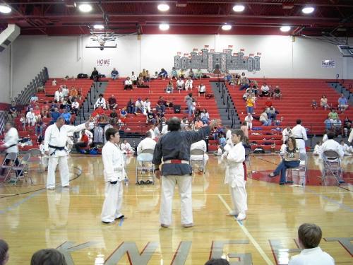 karate tournament - sparring